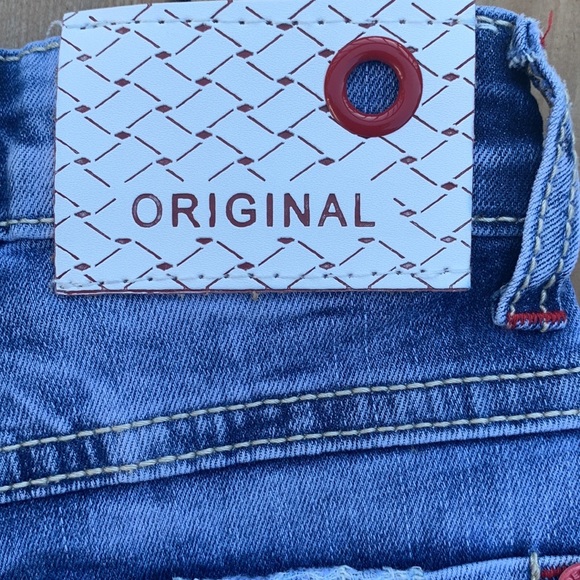 NWOT Small Gang Jean Shorts - Picture 7 of 9